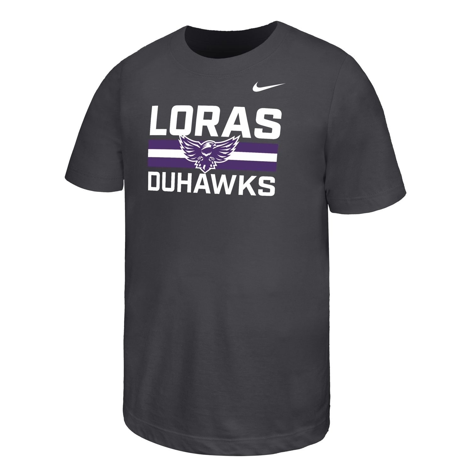 Nike Youth Core Cotton SS Tee Spr 26, Colour: Anthracite, Size: Sm