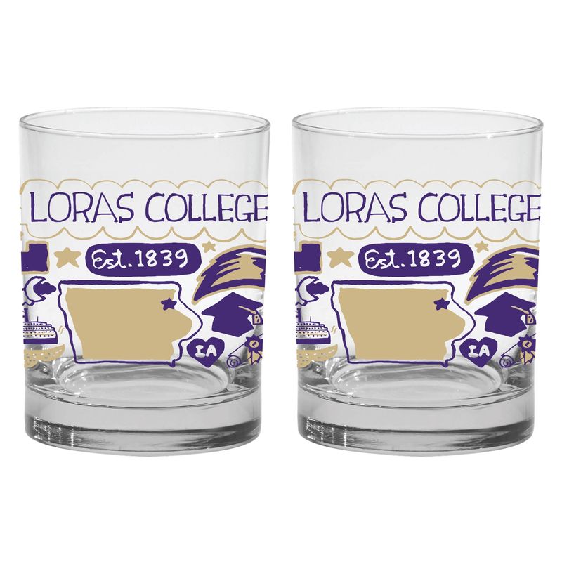 JG 14 oz. DOF glass set of 2