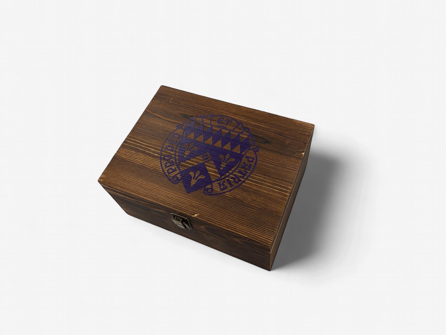 Loras College 2 piece rocks glass set with box