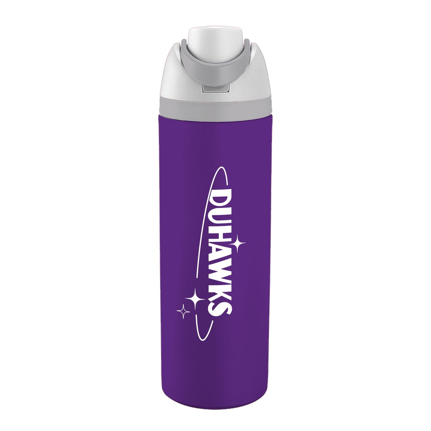 Oahu 24oz Sport Bottle, Colour: Purple w/White lid