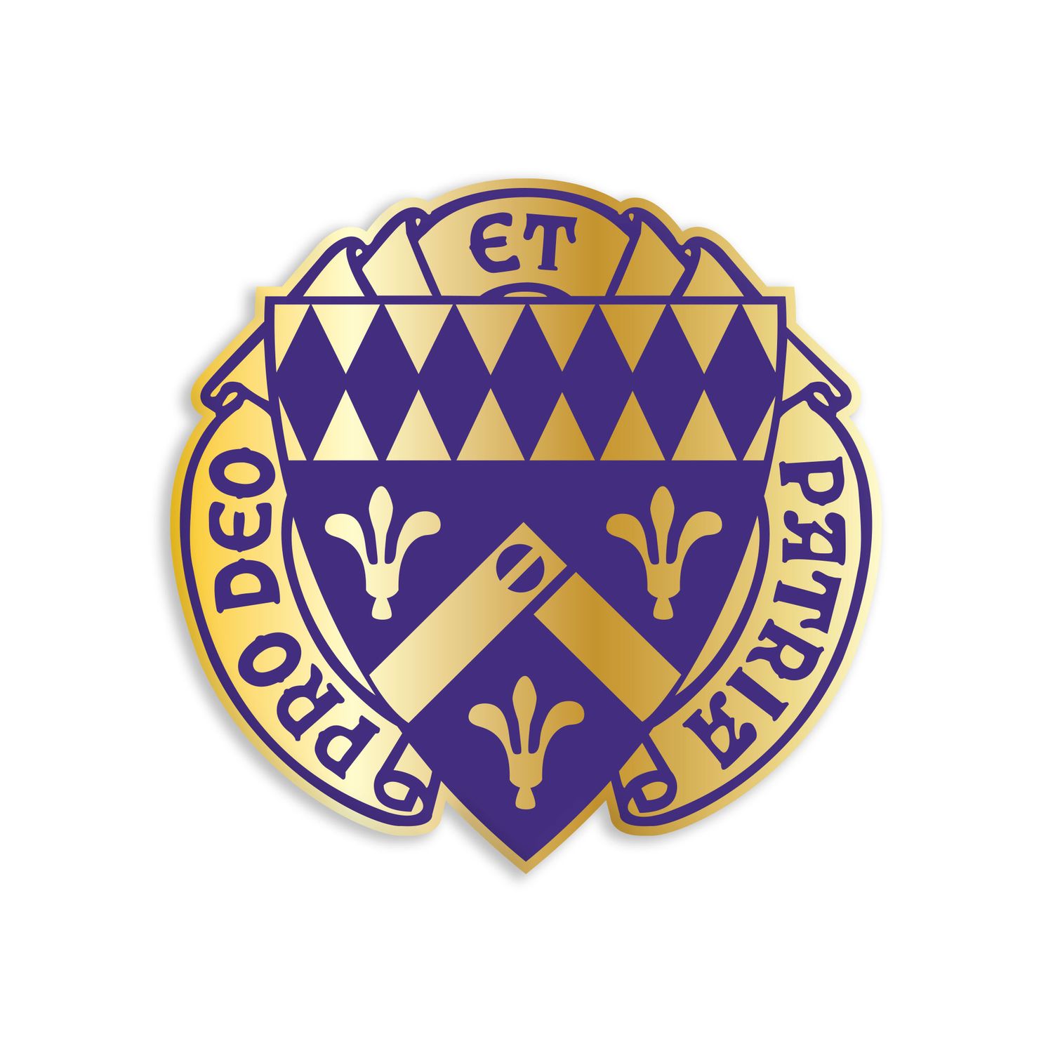 Brass Lapel Pin, Variety: Seal