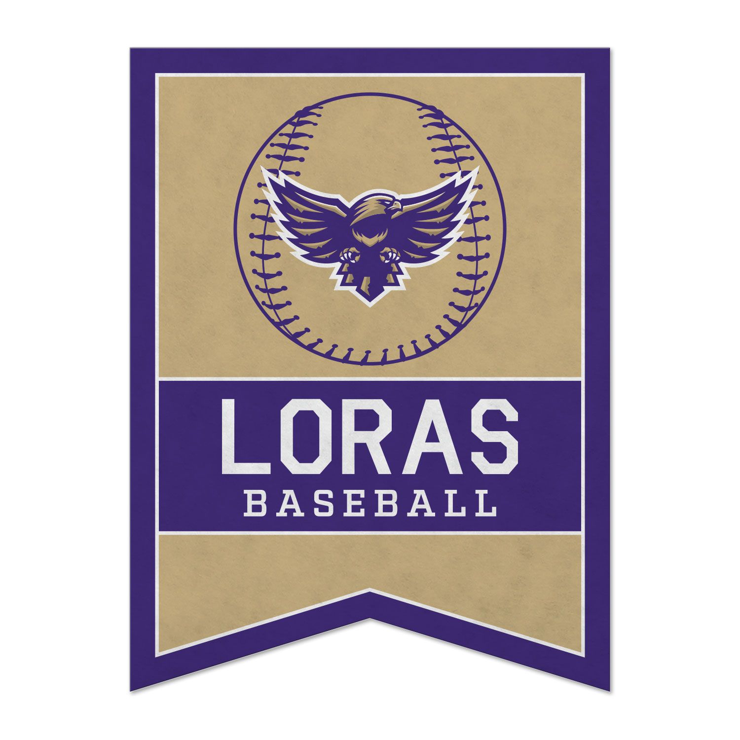 18"x24" Dovetail Sports Banner, Sport: Baseball