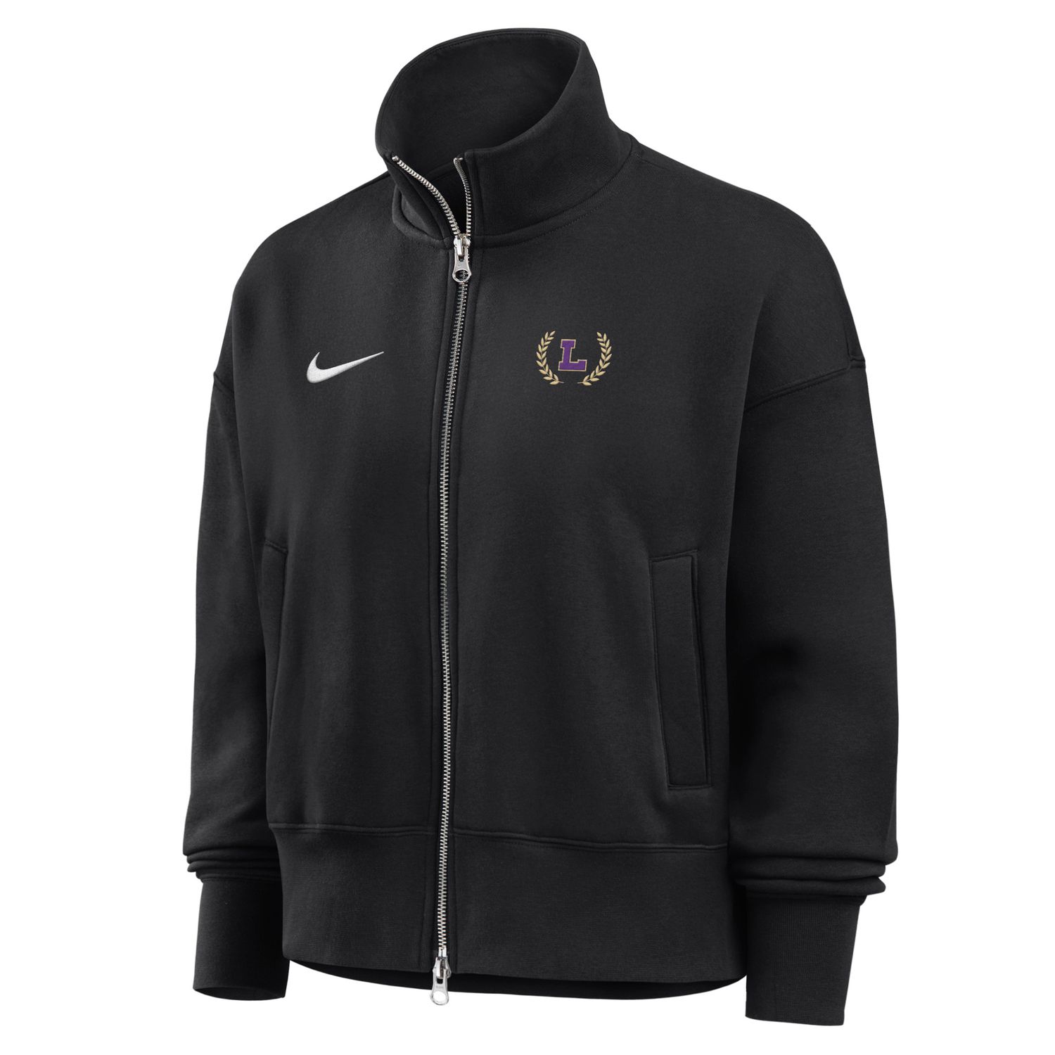 Nike Women's Phoenix Fleece Track Jacket, Size: SM