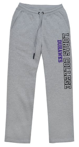 Open Bottom Sweatpants, Colour: Sport Grey, Size: XS
