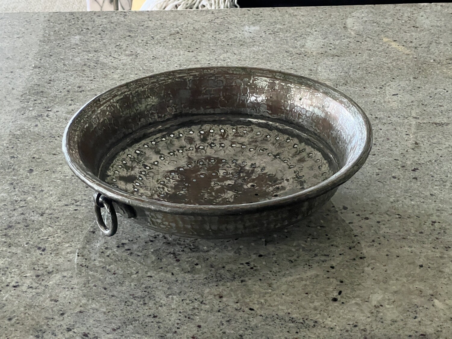 Tinned Persian Copper Colander