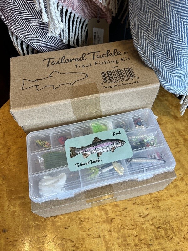Tailored Tackle - Trout tackle box and lures designed in Seattle