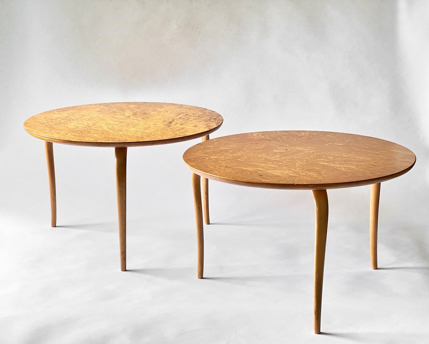 Rare Bruno Mathsson &#39;Annika&#39; Low Occasional Tables Made in 1936