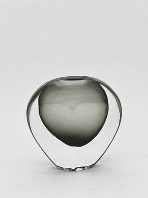 Nils Landberg for Orrefors Sommerso Vase
