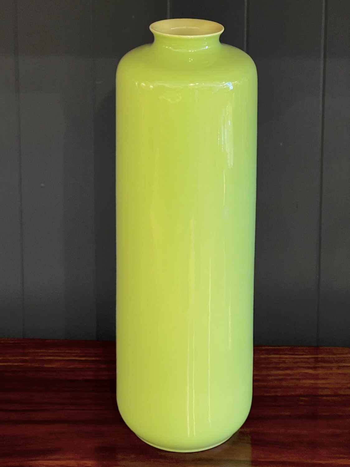 Middle Kingdom Apple Green Lotus Root vase