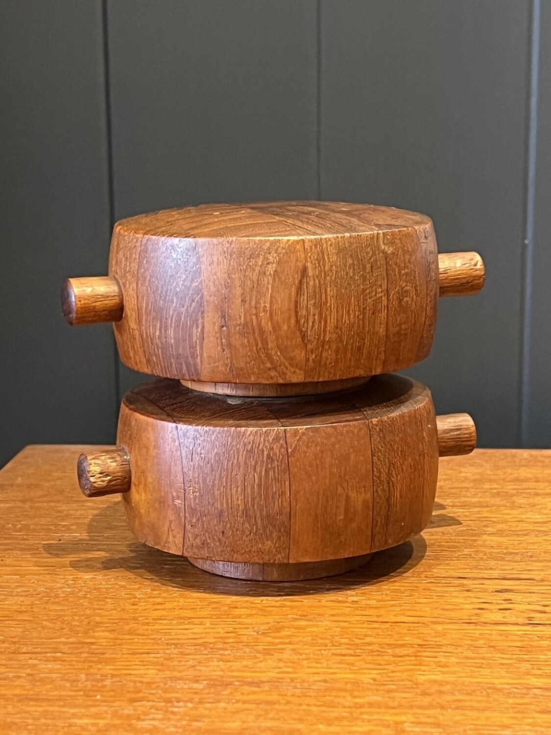 Dansk Model 824 &#39;Double Barrel&#39; Teak pepper mill Jens Quistgaard - Denmark