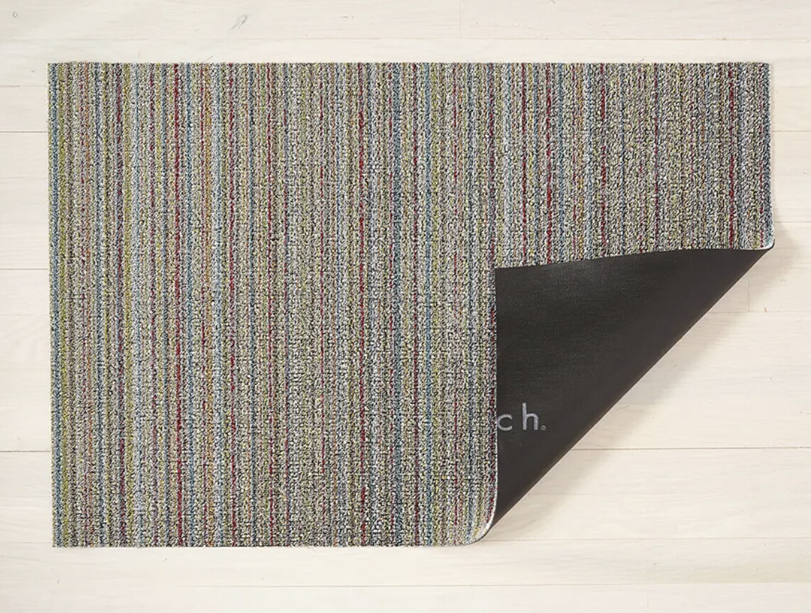 Chilewich Skinny Stripe Shag 24x36 - soft multi