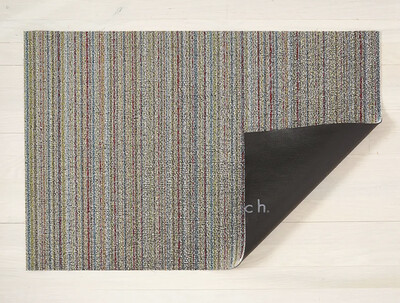 Chilewich Skinny Stripe Shag 24x36 - soft multi