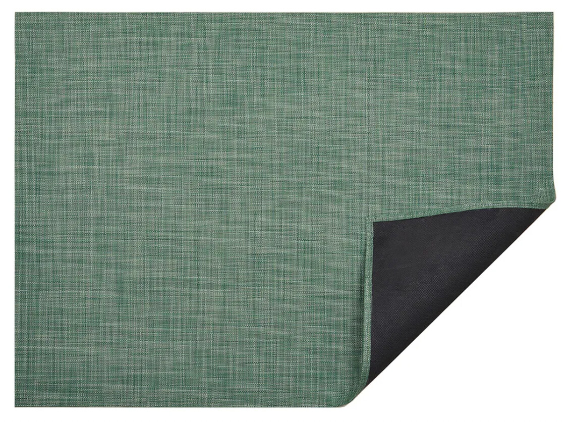 Chilewich LTX Mini Basketweave 23&quot;x36&quot; -  IVY