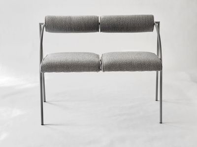Rodney Kinsman Postmodern &#39;Vienna&#39; Settee for Bieffeplast Italy 1980s