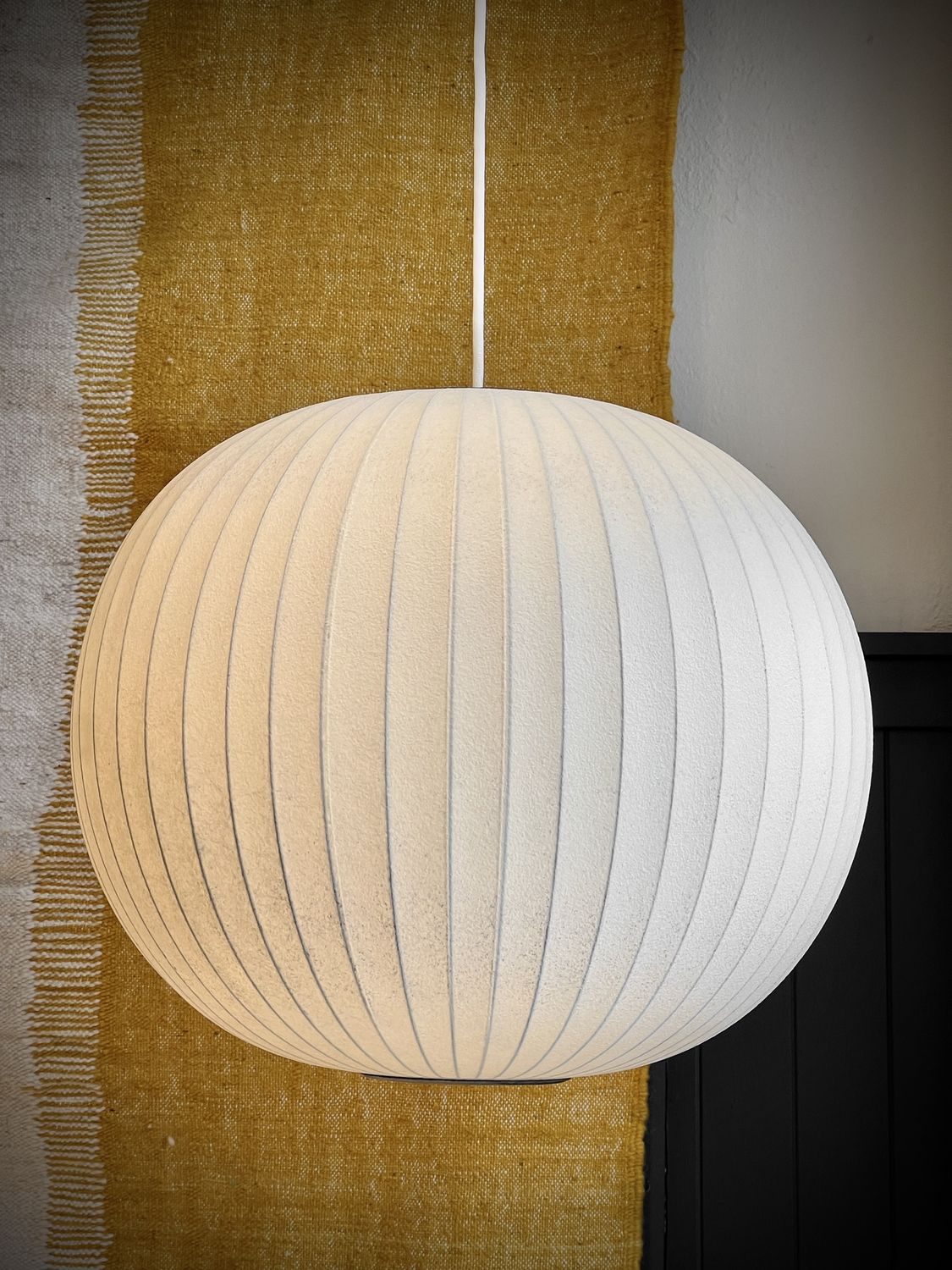 18&quot; George Nelson &#39;Bubble Lamp&#39; for Howard Miller circa 1960