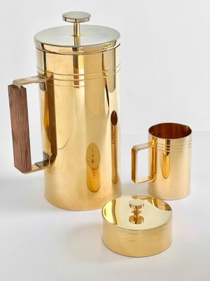 Tommi Parzinger for Dorlyn Silversmiths 24K gold plated Tea/Coffee Set