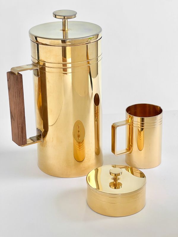 Tommi Parzinger for Dorlyn Silversmiths 24K gold plated Tea/Coffee Set