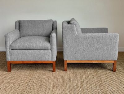 Pair of Club Chairs by Del-Teet Seattle, WA, 1960s