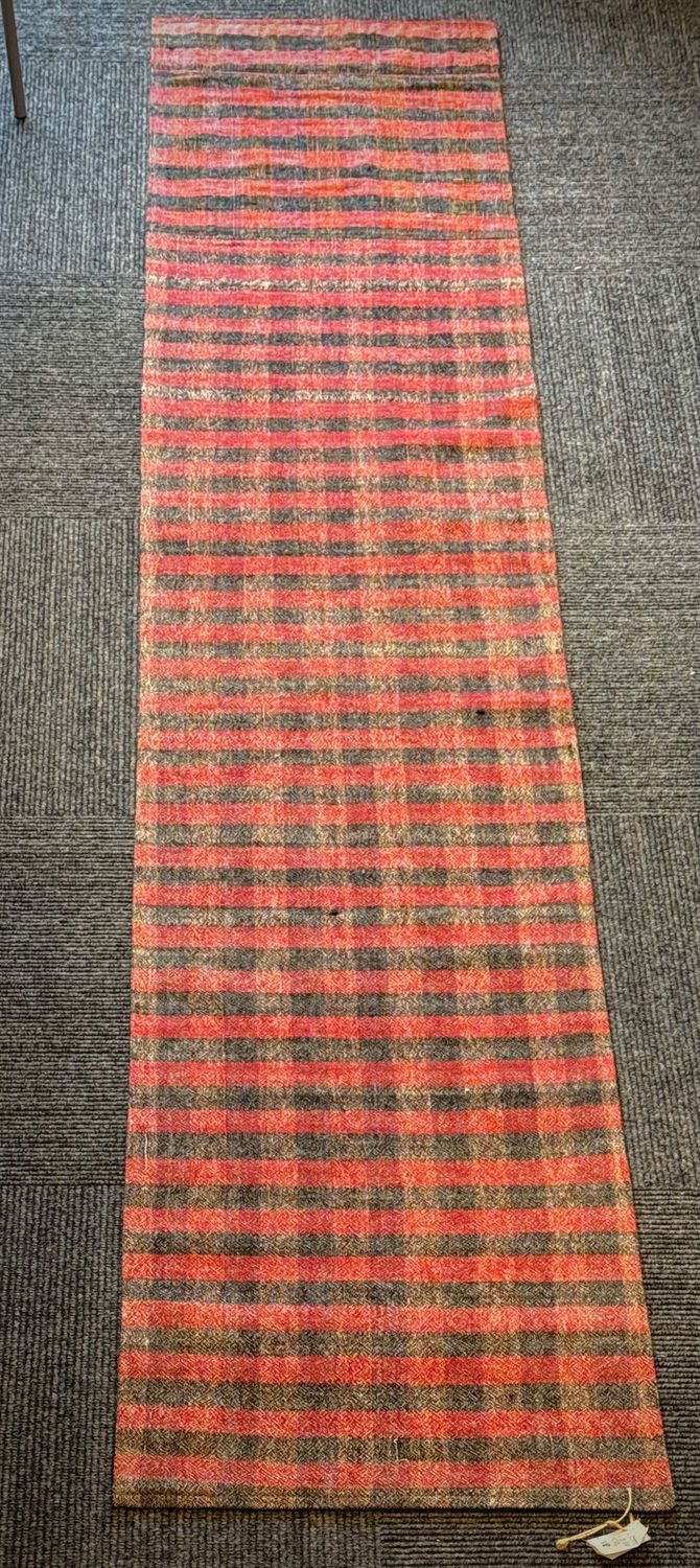 Vintage Turkish Kilim Wool Runner 118&quot;L  x 22&quot; W