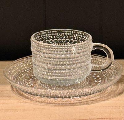 Kastehelmi by Oiva Toikka Cup &amp; Saucer for Iittala - Finland