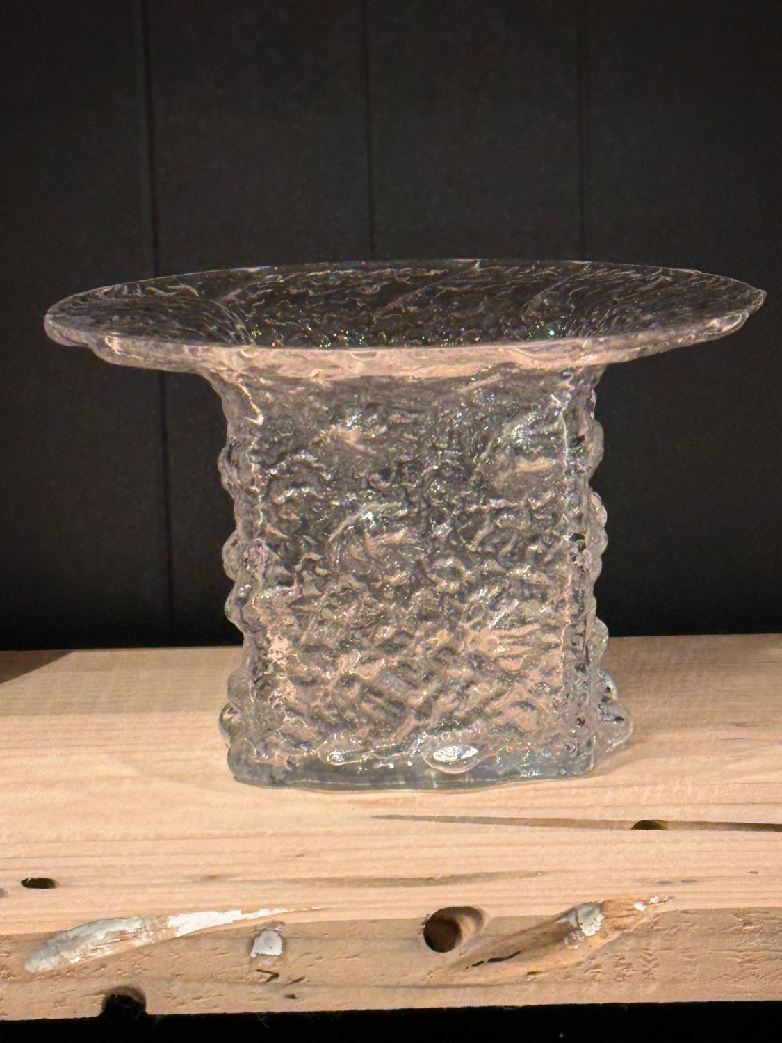 Large Ice Vase Timo Sarpaneva for Iittala 1970&#39;s