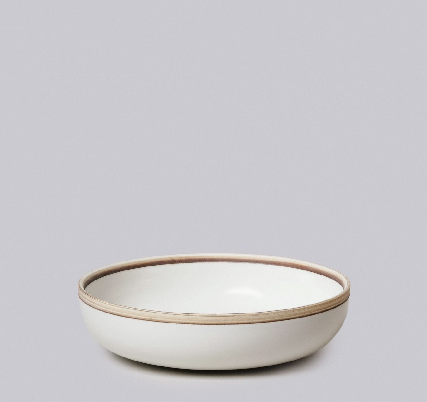 Ivory Glossy Porcelain Nesting Hermit Bowl - Large