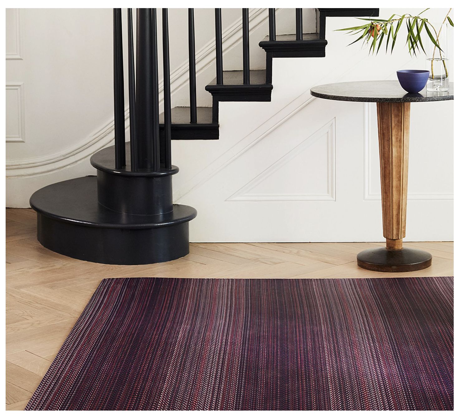 Chilewich LTX Quill Mat 30&quot; x 106&quot; runner - Mulberry