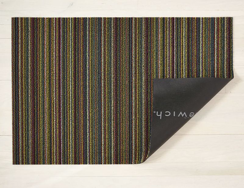 Skinny Stripe Shag - Bright Multi Color