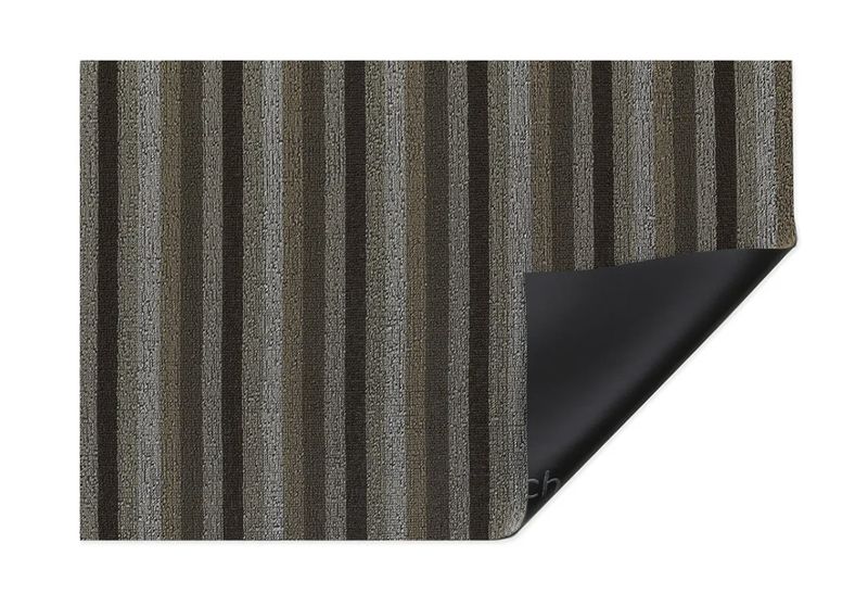 Even Stripe Shag Utility 24x36 MOCHA