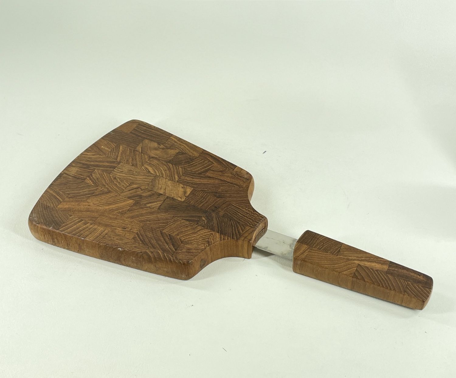 Wood Cutting board with Knife by Dansk