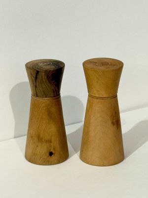 Wooden Salt and Pepper Shakers