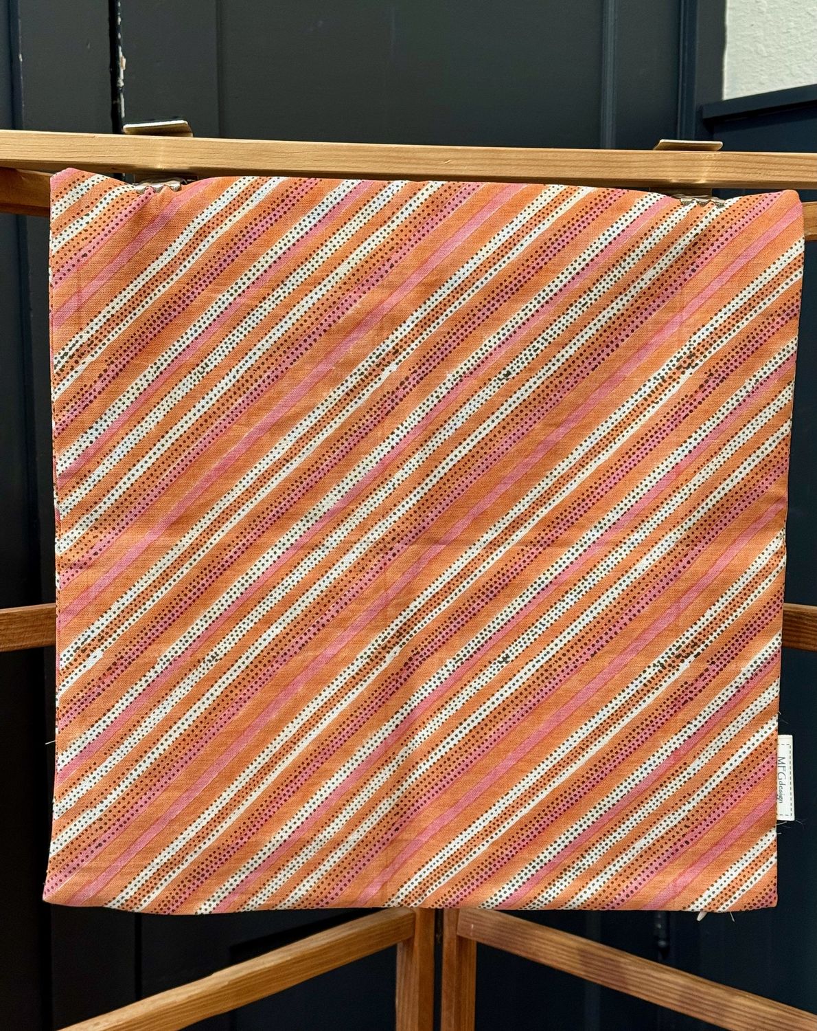 MFG Design Handmade Pillow Salmon- Lopez Island, WA