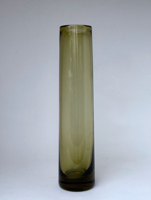 Per Lutkin Holmgaard 1960&#39;s Green Vase - Sweden