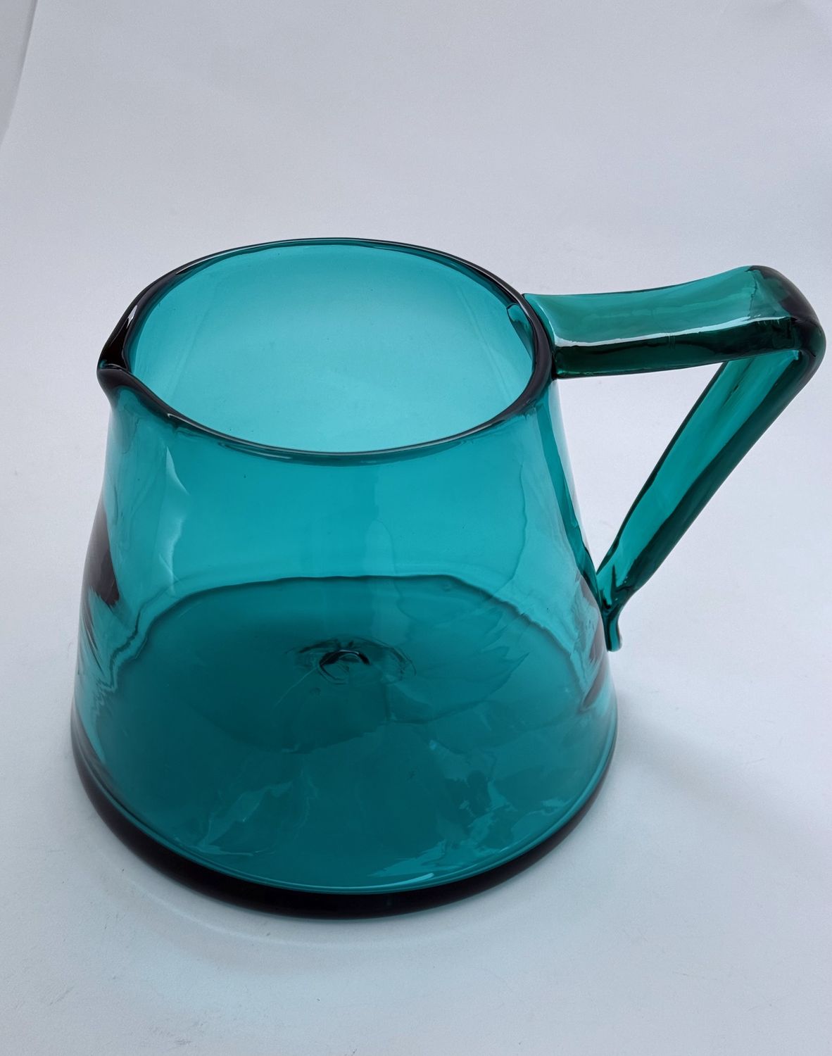 Blenko Aqua Curve Pitcher