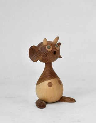 Vintage Teak Troll Figurine by Jacob Jensen for BRDR Bonfils Denmark