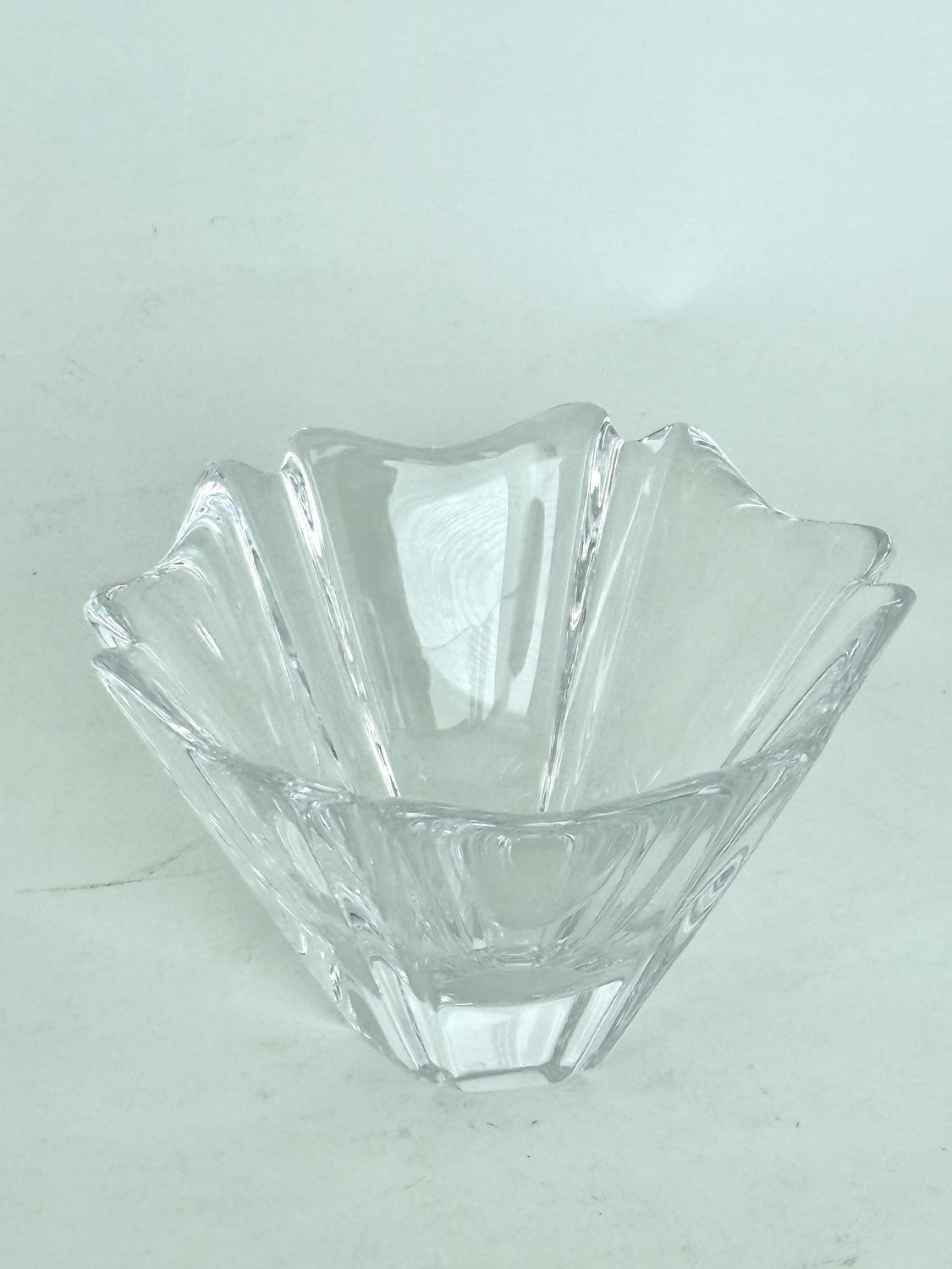 Orrefors Sweden Crystal Tulip vase