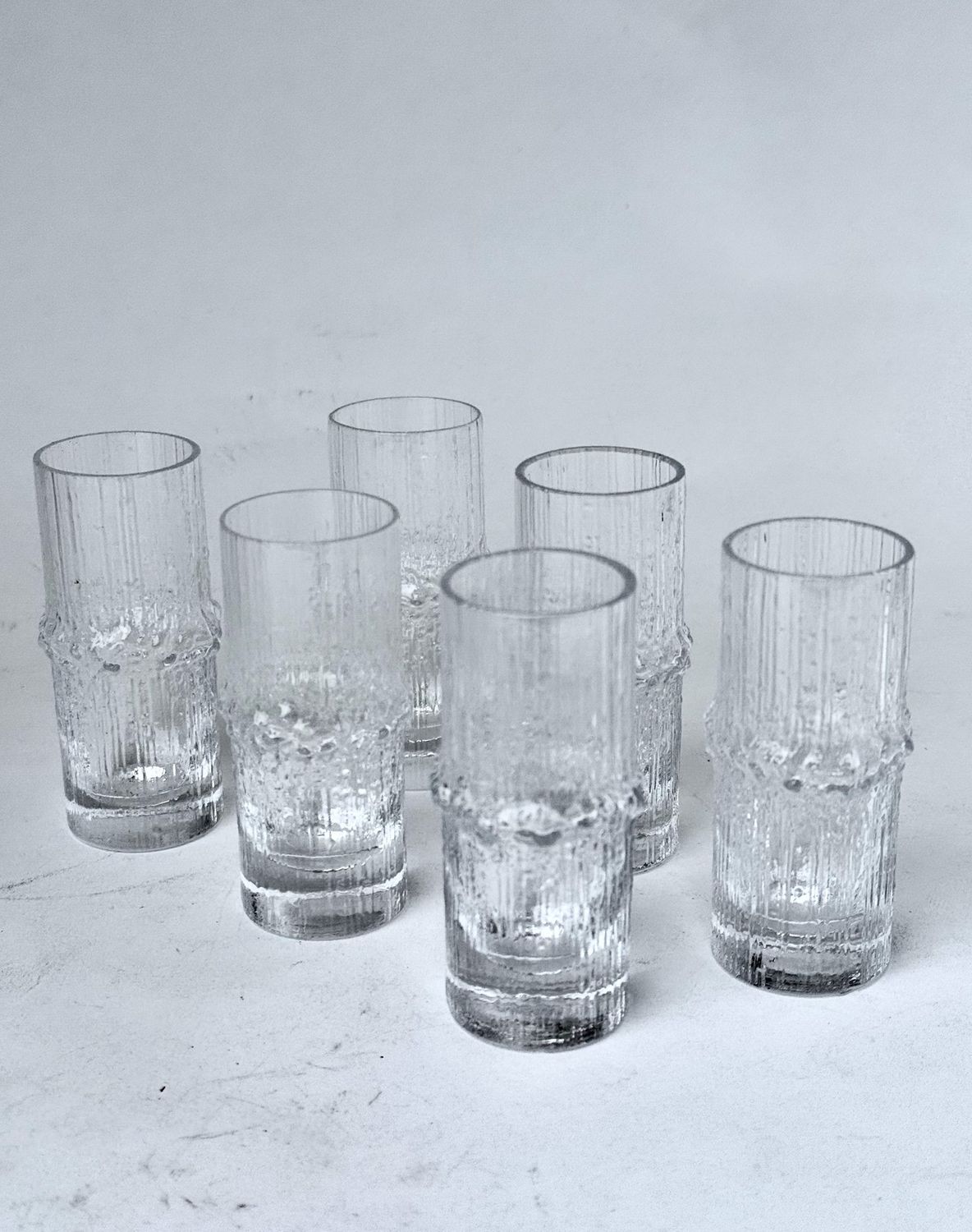 Tapio Wirkkala for Iittala &#39;Niva&#39;  3&quot; cordial glasses