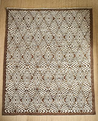 Beni style rug in Brown &amp; Creme by Art Resources 8'4" x 9'9" - Pakistan