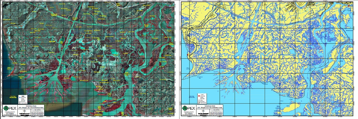 A10- MORGAN CITY TO THE ATCHAFALAYA DELTA AND WAX LAKE OUTLET