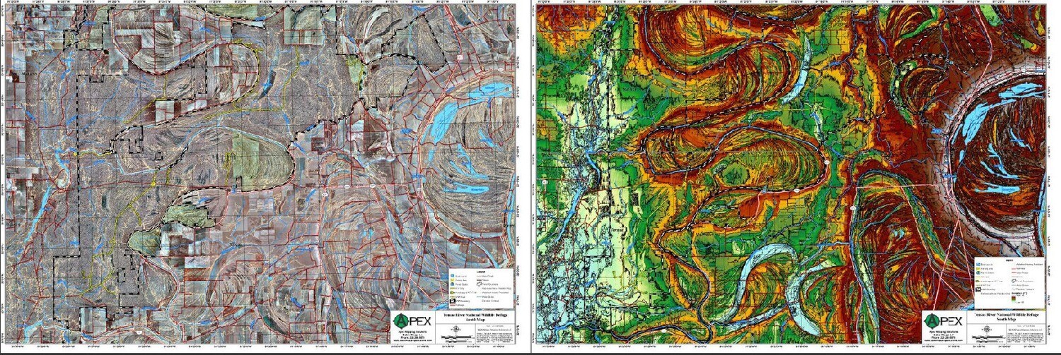 TENSAS RIVER NWR - SOUTH MAP