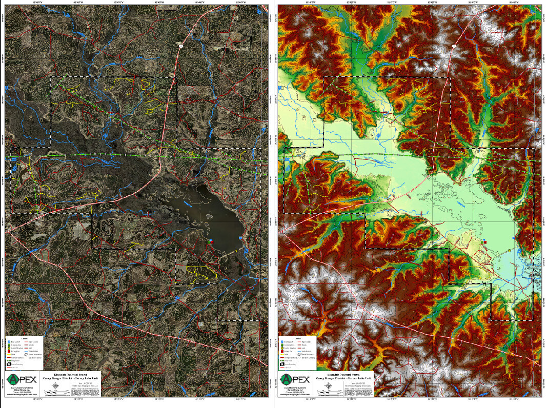 KISATCHIE NATIONAL FOREST - CANEY RANGER DISTRICT - CORNEY LAKE