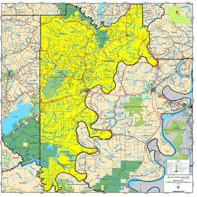 CATAHOULA PARISH MAP