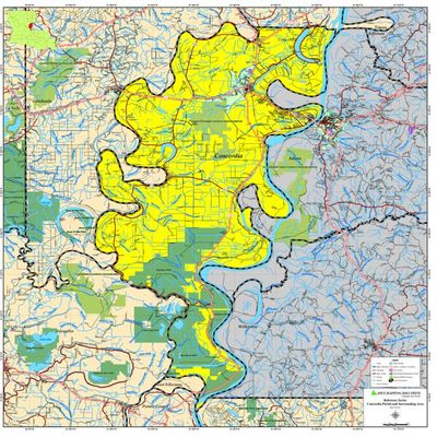 CONCORDIA PARISH MAP