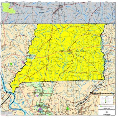 EAST FELICIANA PARISH MAP