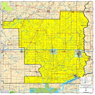 JEFFERSON DAVIS PARISH MAP