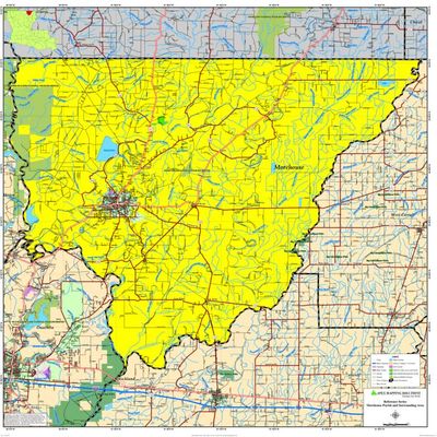 MOREHOUSE PARISH MAP