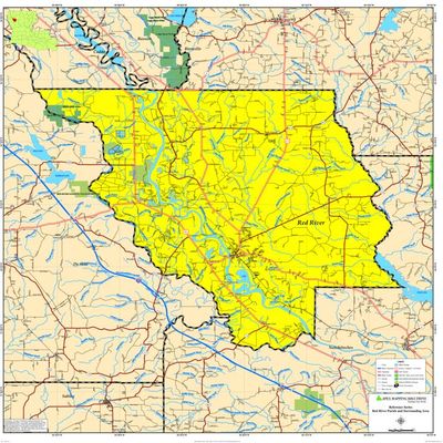 RED RIVER PARISH MAP