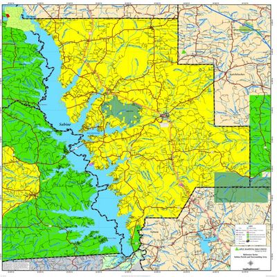 SABINE PARISH MAP