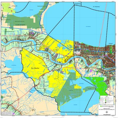 ST. CHARLES PARISH MAP