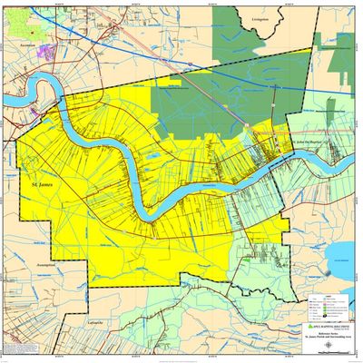 ST. JAMES PARISH MAP
